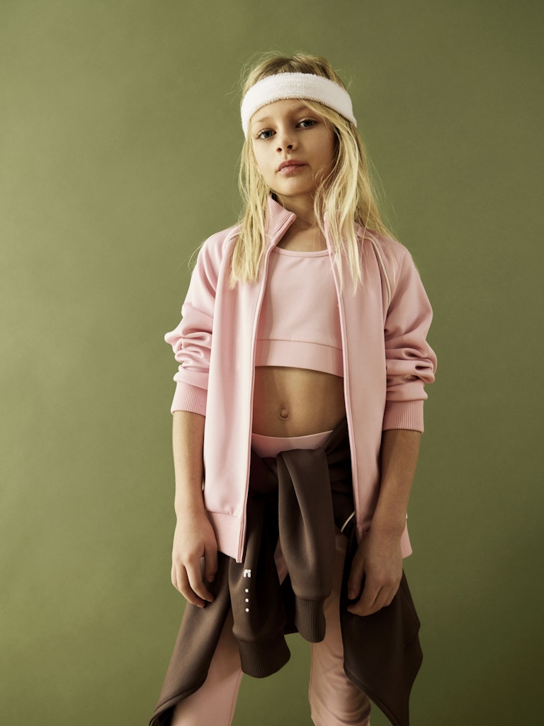 Name It Top Kids SL Diana Cropped Slim Romace Rose - Billede 4
