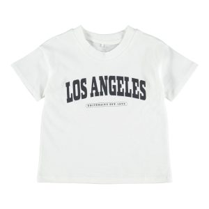 Name It T-shirt Litia Boxy Bright White
