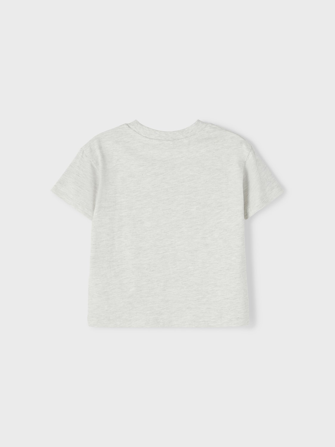 Name It T-shirt Litia Boxy Light Grey Melange - Billede 2