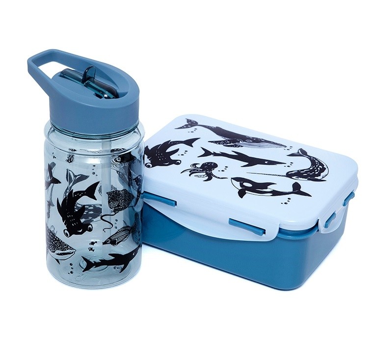 Petit Monkey Madkasse med Havdyr - Billede 2