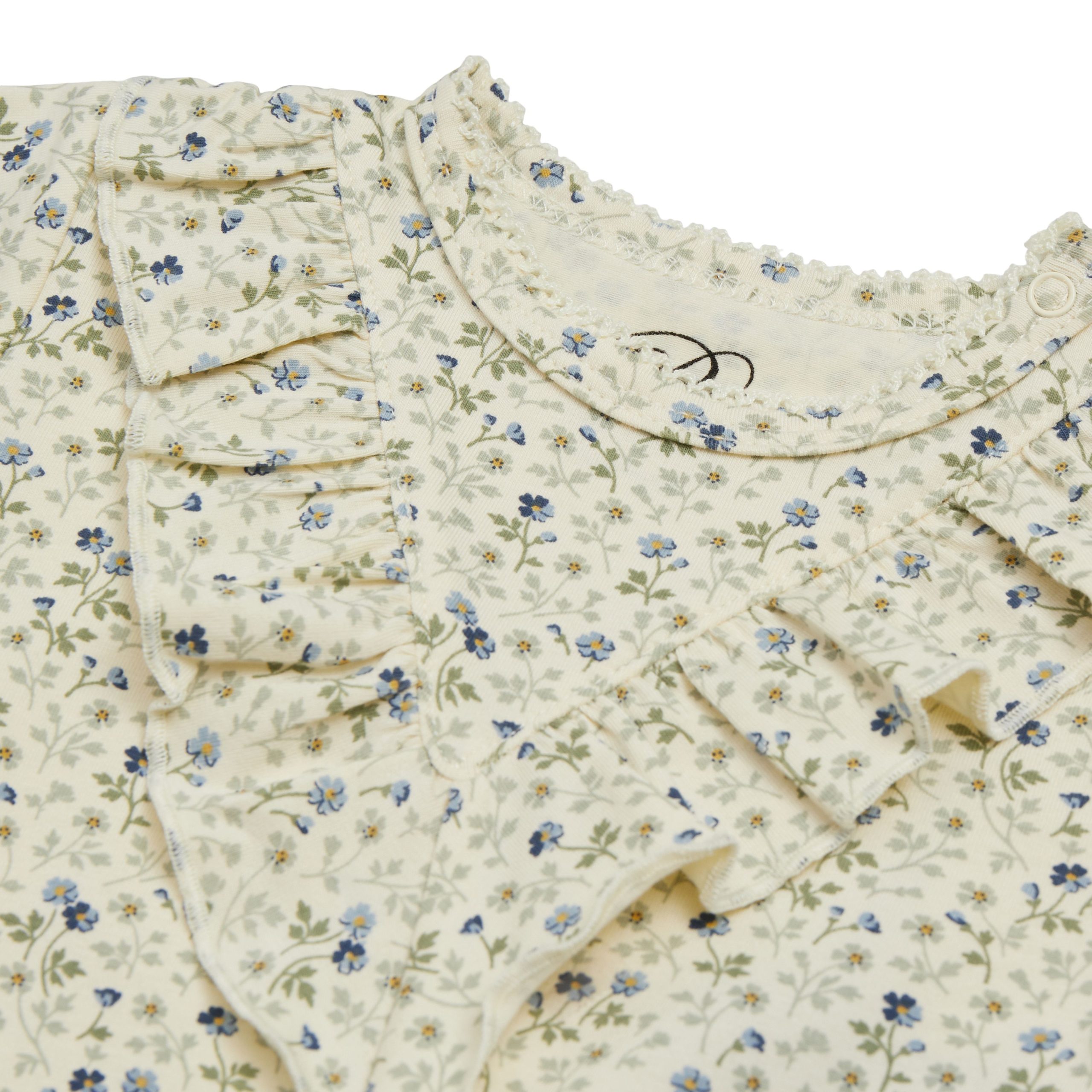 Petit by Sofie Schnoor Body Dicte AOP Creme Flower - Billede 3