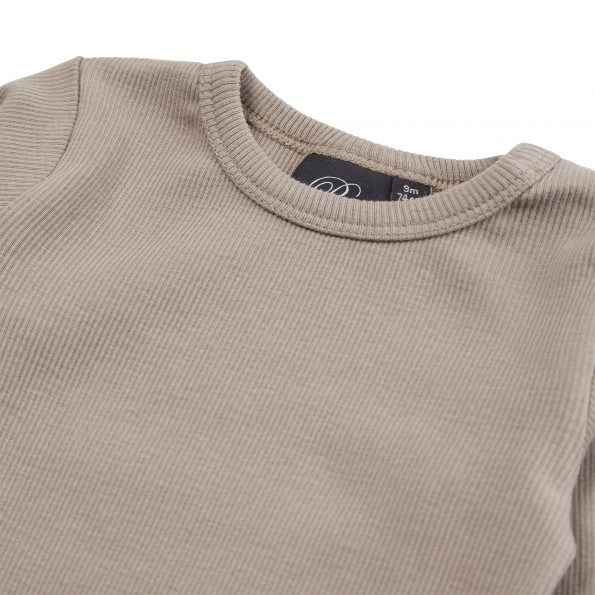 Petit by Sofie Schnoor Body Nevada Rib Warm Grey - Billede 3