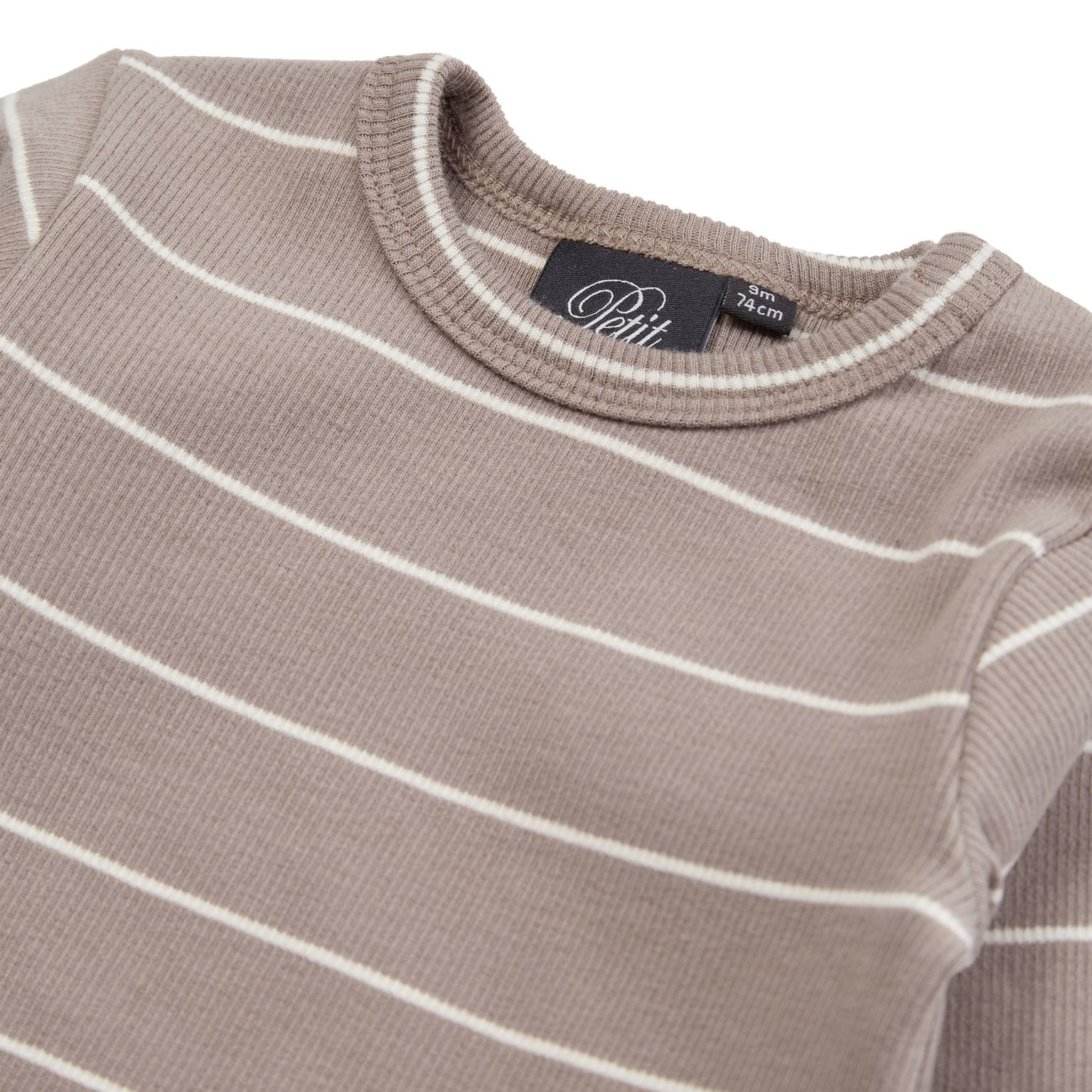 Petit by Sofie Schnoor Body Nevada Rib Warm Grey - Billede 2