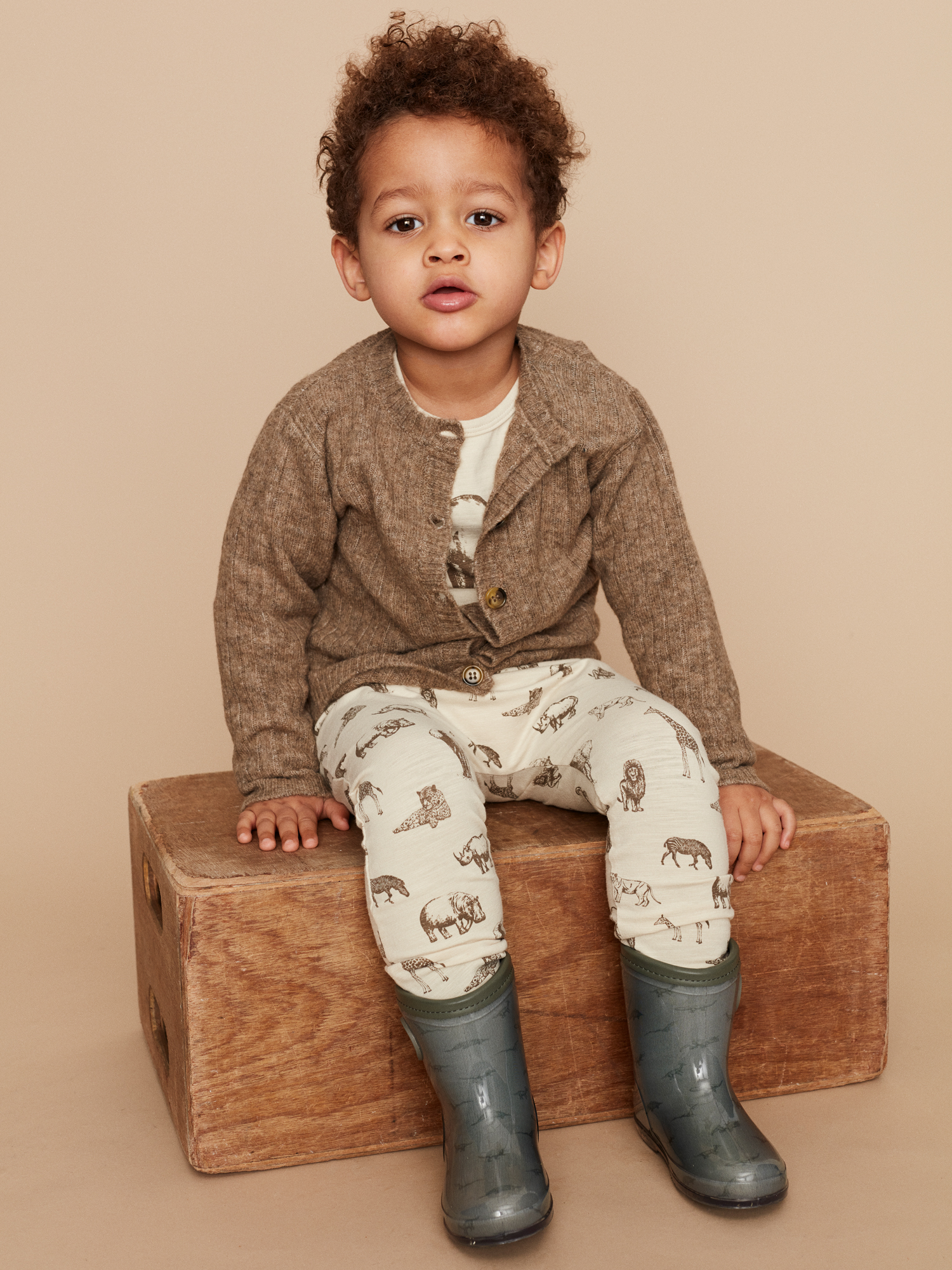 Petit by Sofie Schnoor Bukser Oekotex Sand - Billede 4