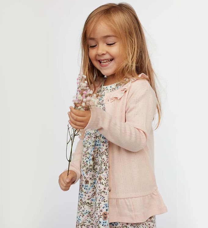 Petit by Sofie Schnoor Cardigan Oekotex Rose Blush - Billede 4
