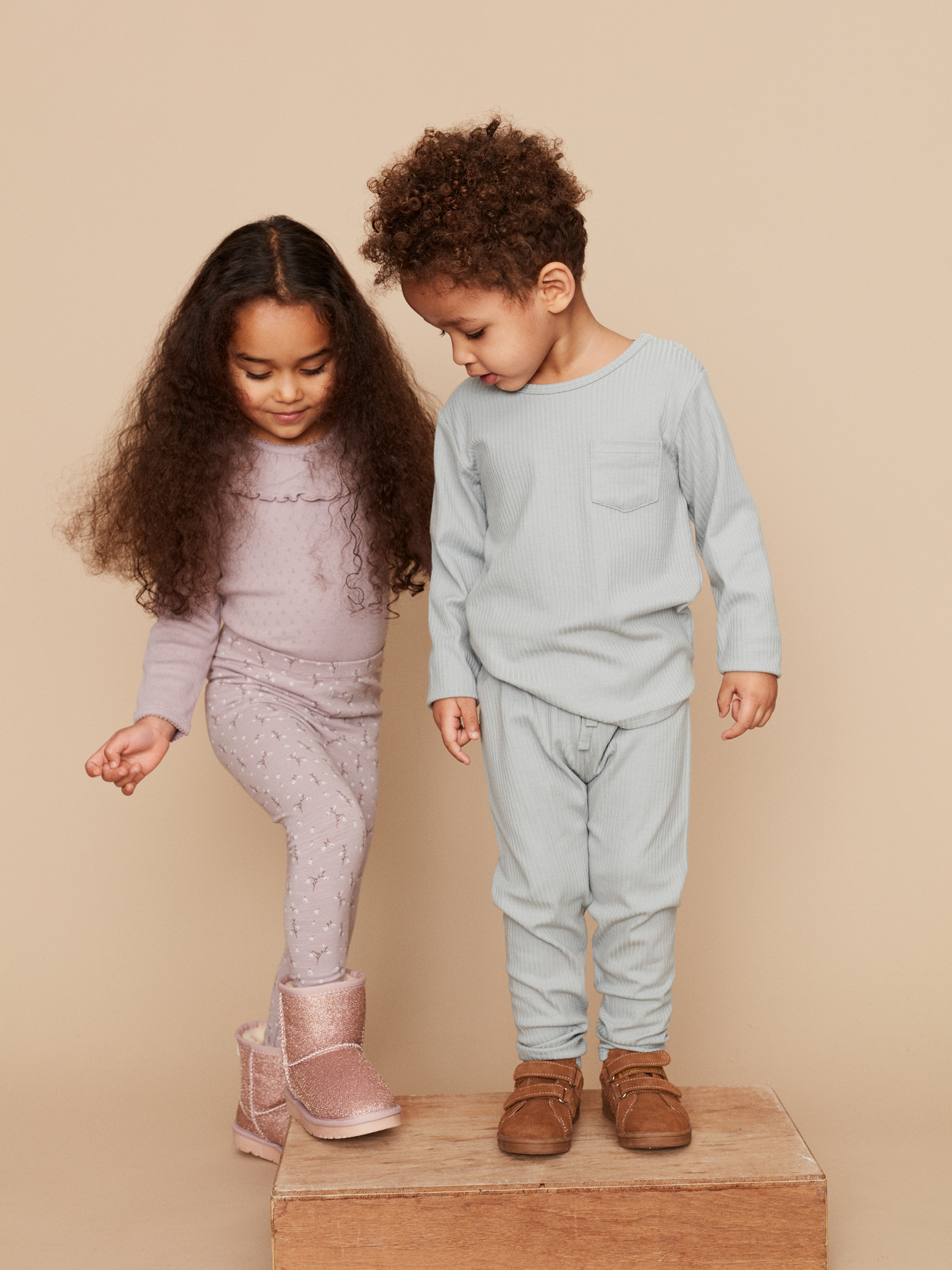 Petit by Sofie Schnoor Leggins Oekotex Purple - Billede 4