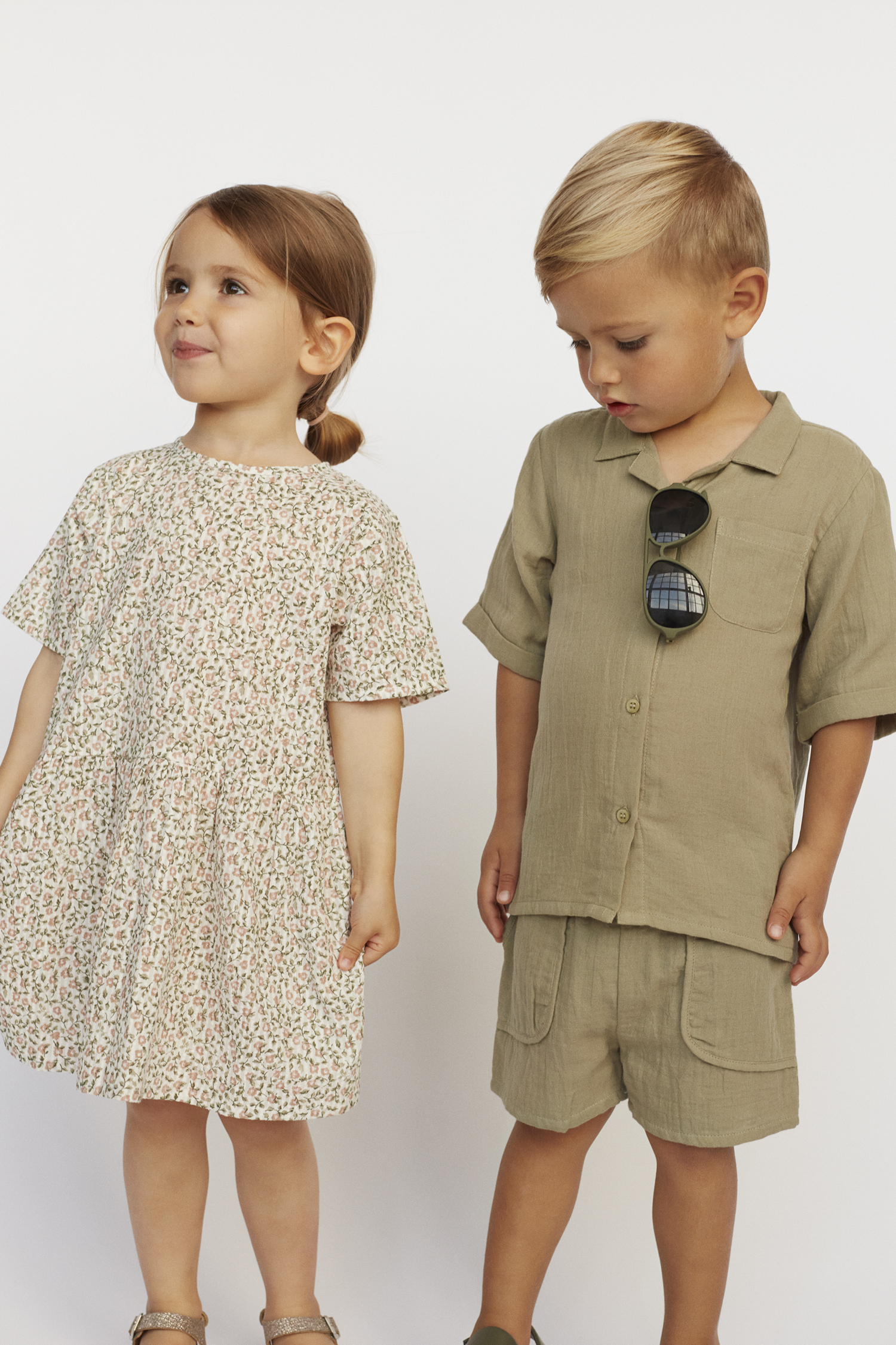Petit by Sofie Schnoor Skjorte Dusty Green - Billede 4
