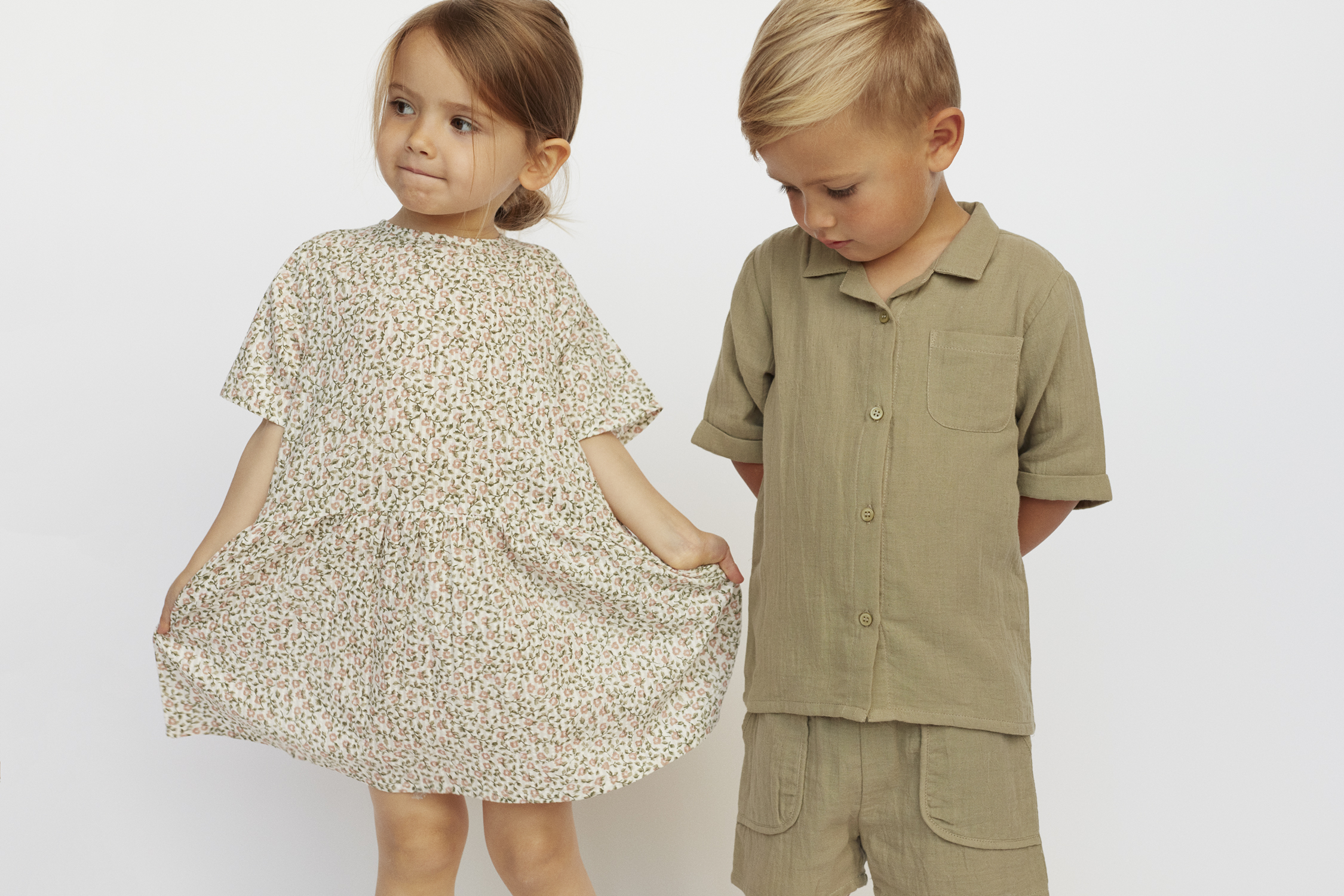 Petit by Sofie Schnoor Skjorte Dusty Green - Billede 6