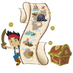 RoomMates Højdemåler Wallsticker Peter Pan & Ønskeøen