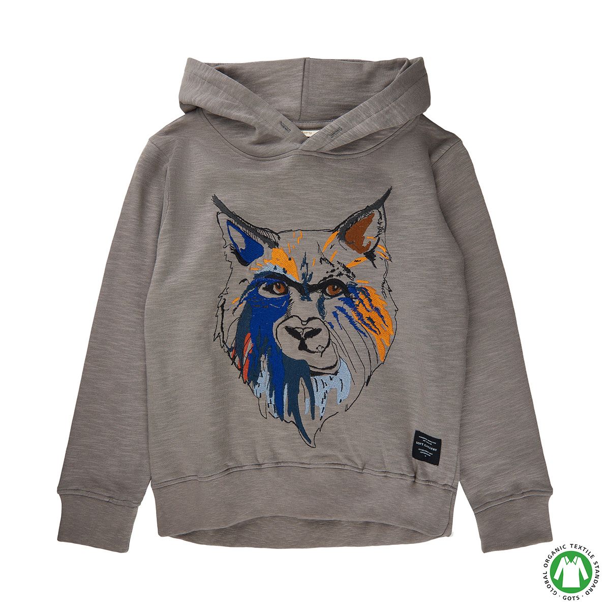 Soft Gallery Hættetrøje Bowie Hoodie Iwol Brushed Nickel