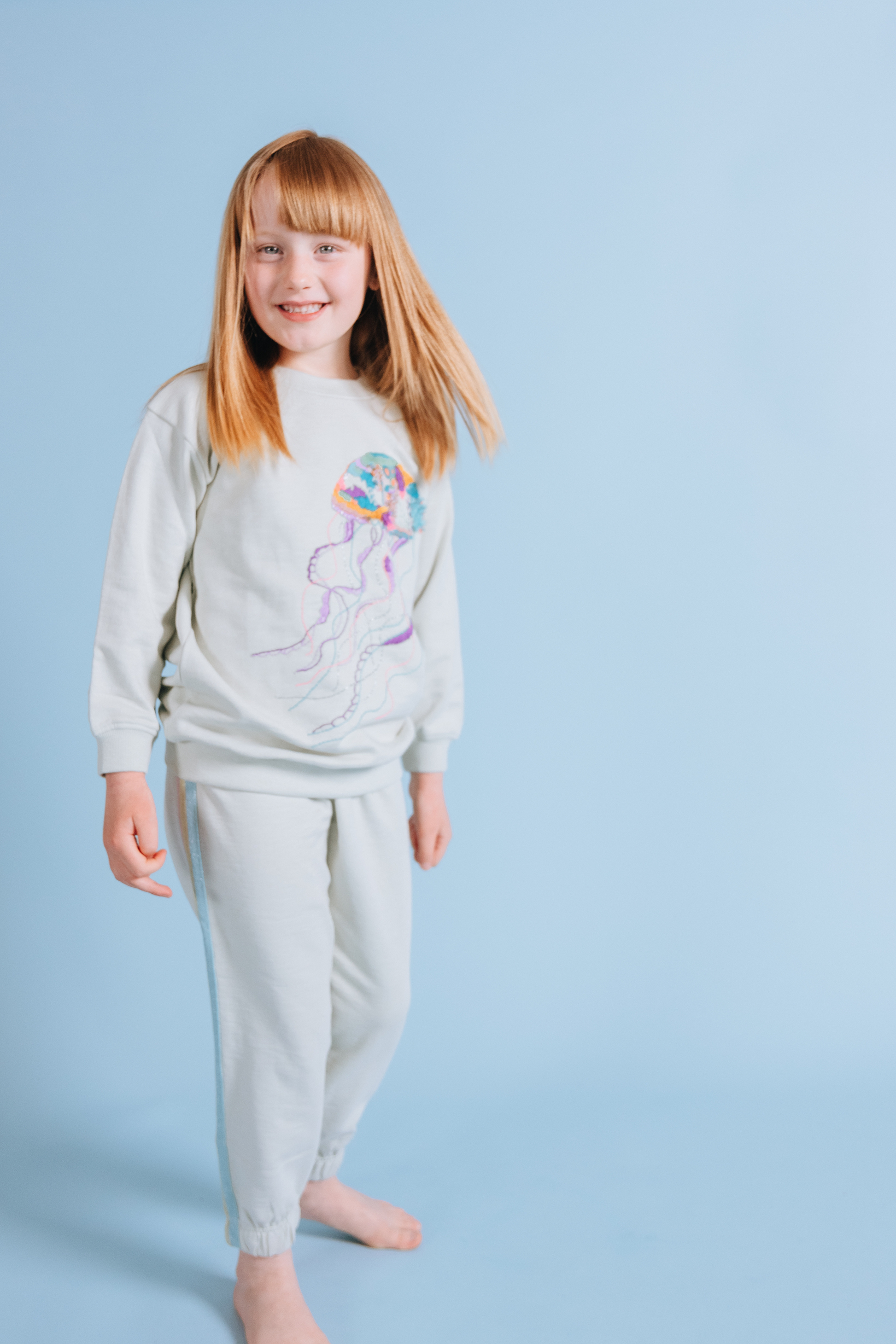 Soft Gallery Sweatpants Gizzi Sitetape Pale Aqua - Billede 4