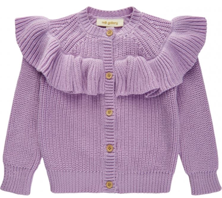 Soft Gallery Cardigan Strik Kids Jojo Orchid Bloom