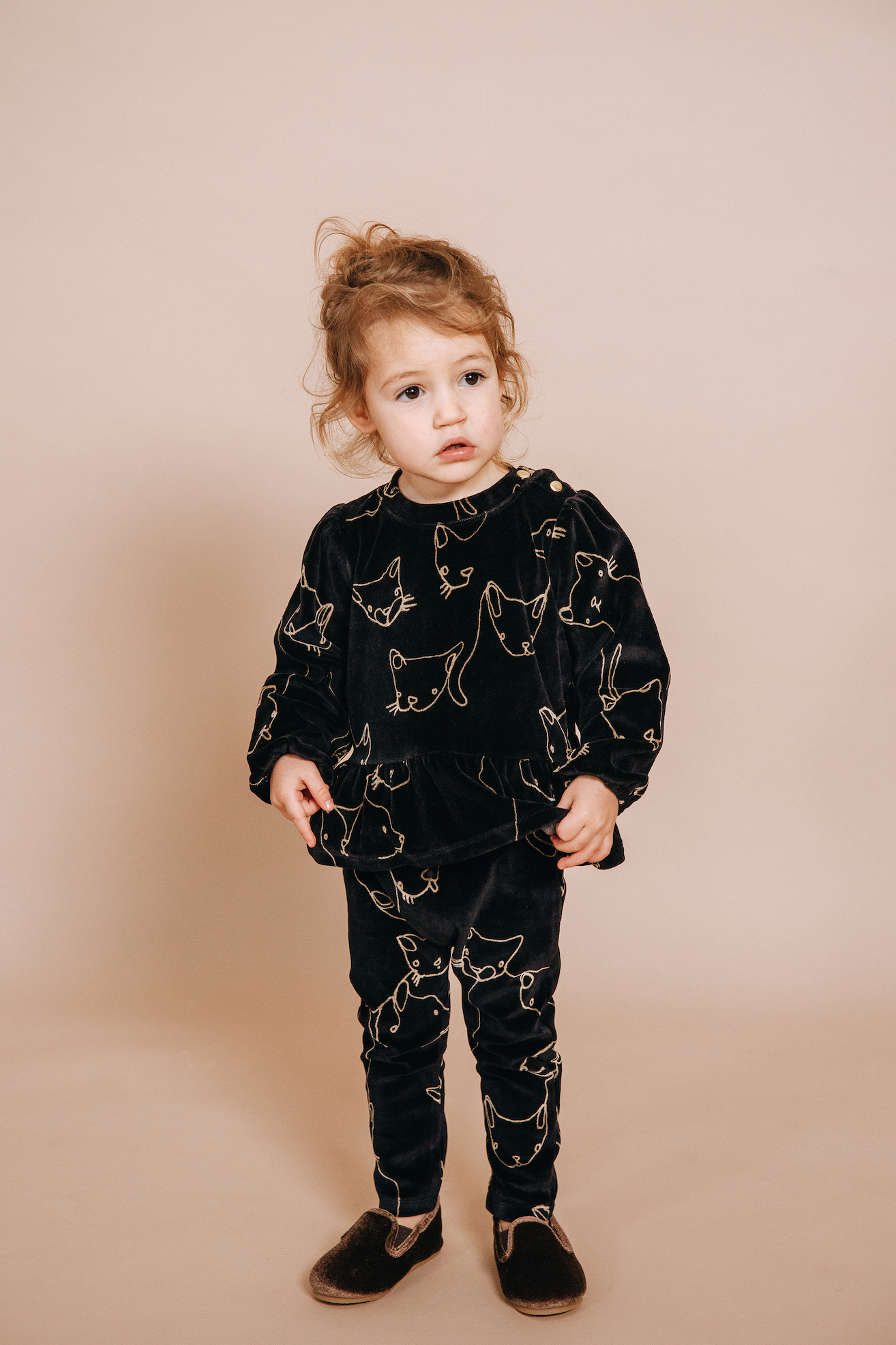 Soft Gallery Sweatshirt Imery Emili X-mas Jet Black - Billede 2