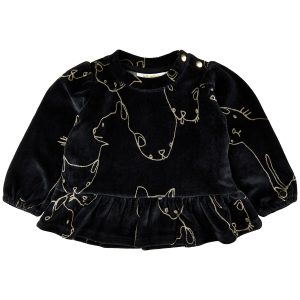 Soft Gallery Sweatshirt Imery Emili X-mas Jet Black