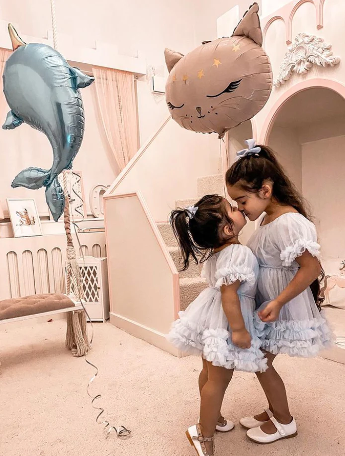 Dolly Kjole Frilly Light Blue - Billede 5