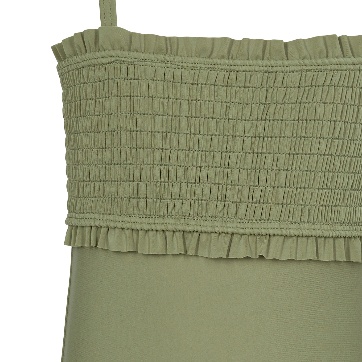 Sofie Schnoor Girls Badedragt Madelaine Army Green - Billede 3