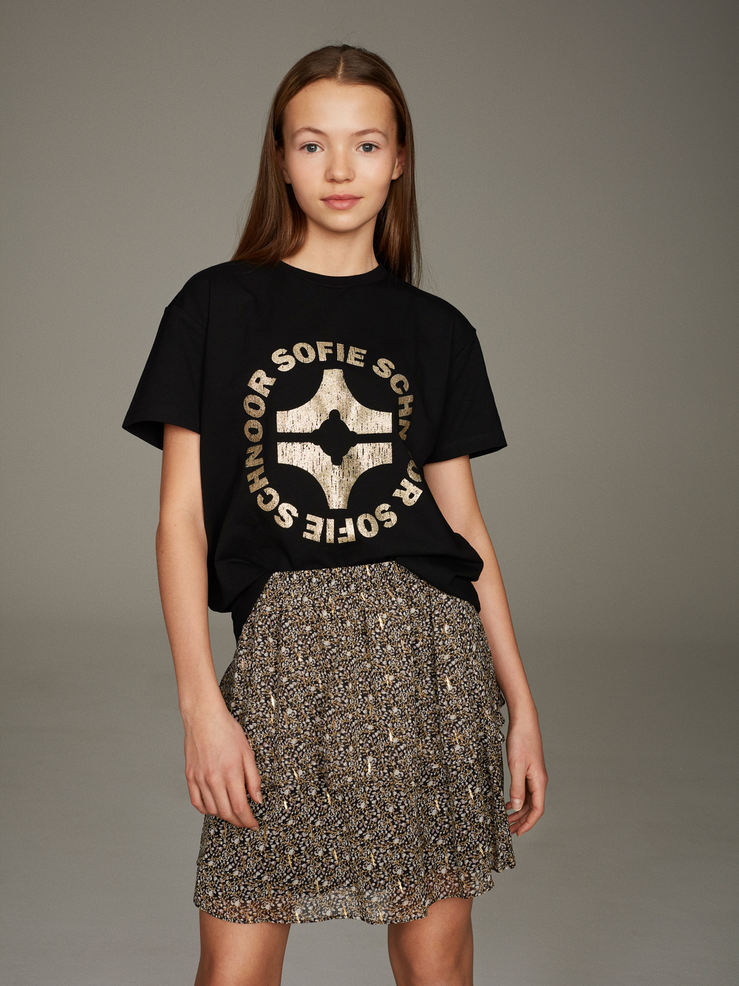 Sofie Schnoor Girls Nederdel Black