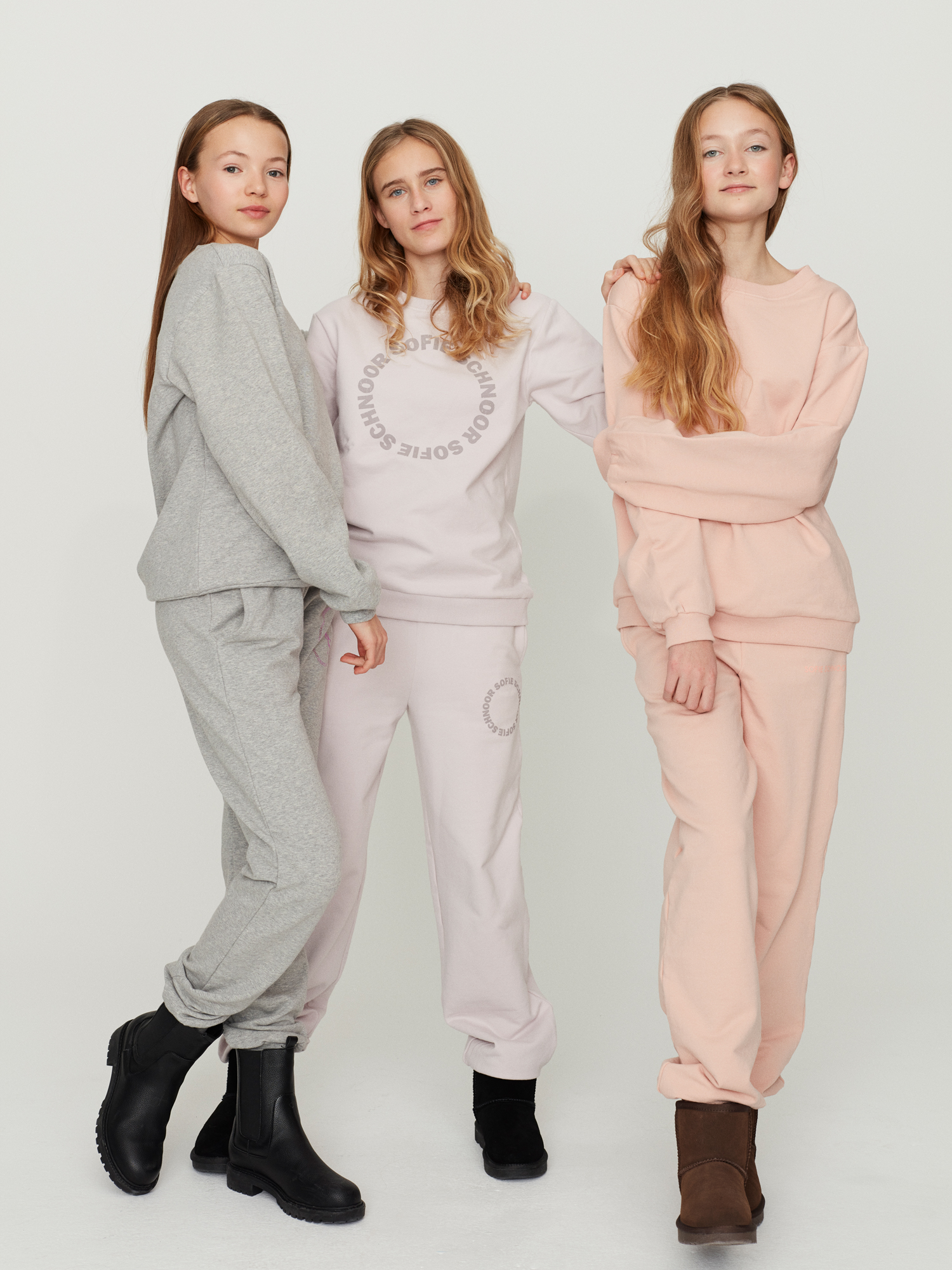 Sofie Schnoor Girls Sweatshirt Oekotex Lilac Grey - Billede 7
