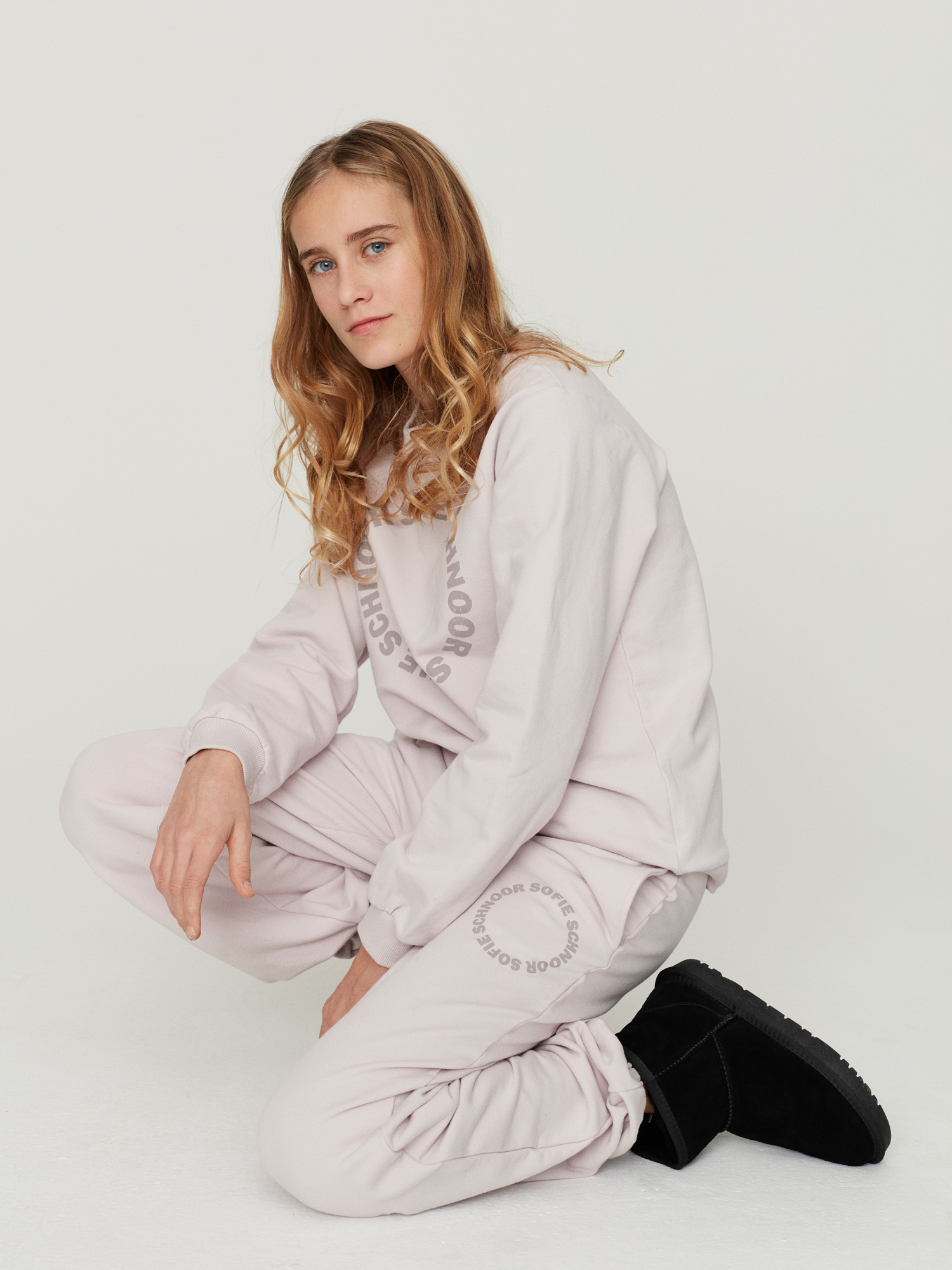 Sofie Schnoor Girls Sweatshirt Oekotex Lilac Grey - Billede 5