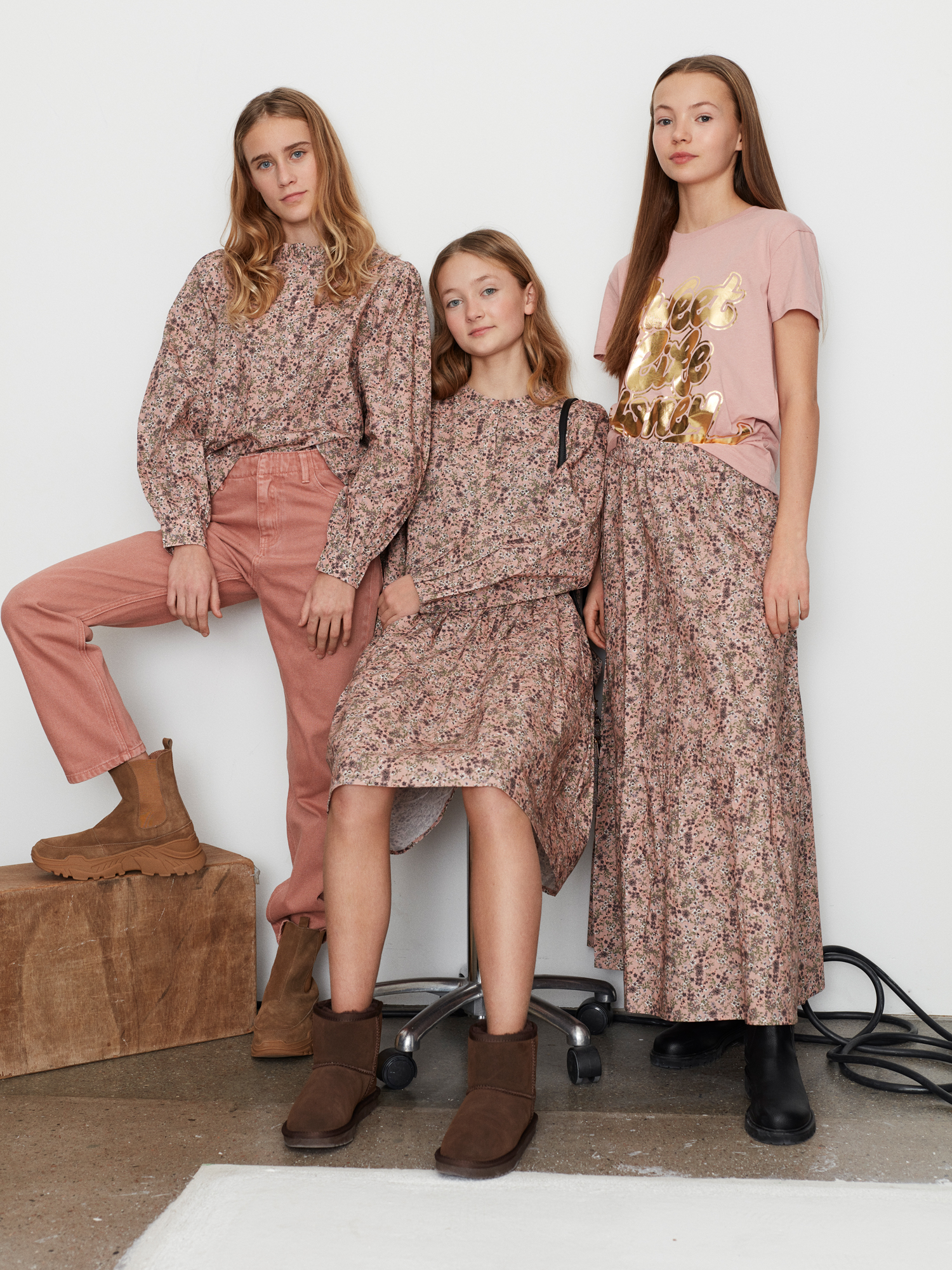 Sofie Schnoor Girls T-shirt Misty Rose - Billede 4