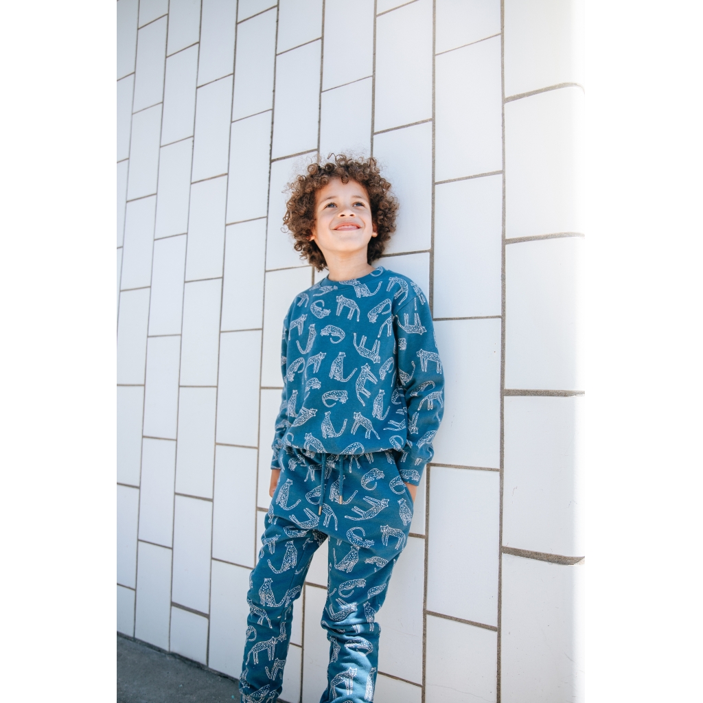 Soft Gallery Bukser Jules Majolica Blue AOP Loeline - Billede 3