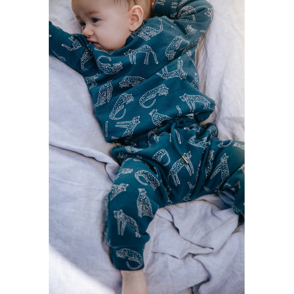 Soft Gallery Bukser Meo Majolica Blue AOP Loeline - Billede 3