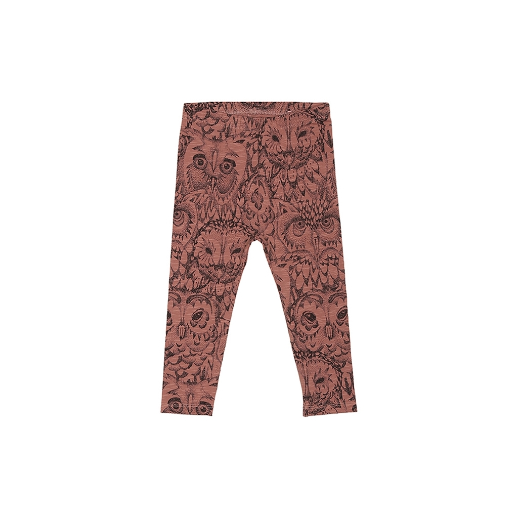 Soft Gallery Leggins Paula Baby Burlwood AOP Owl