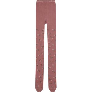 Soft Gallery Strømpebukser Junior Girl Woodrose AOP Flowerberry