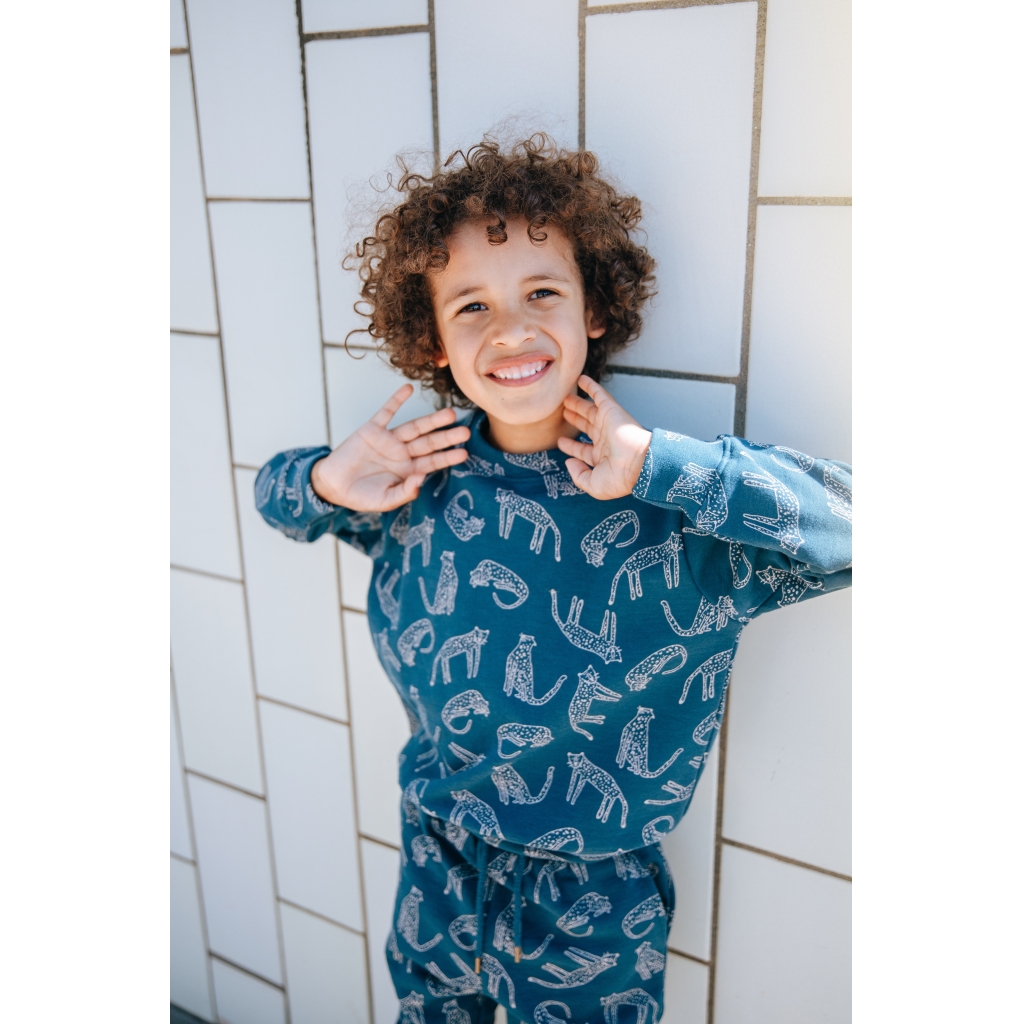 Soft Gallery Sweatshirt Baptiste Majolica Blue, AOP Loeline - Billede 3