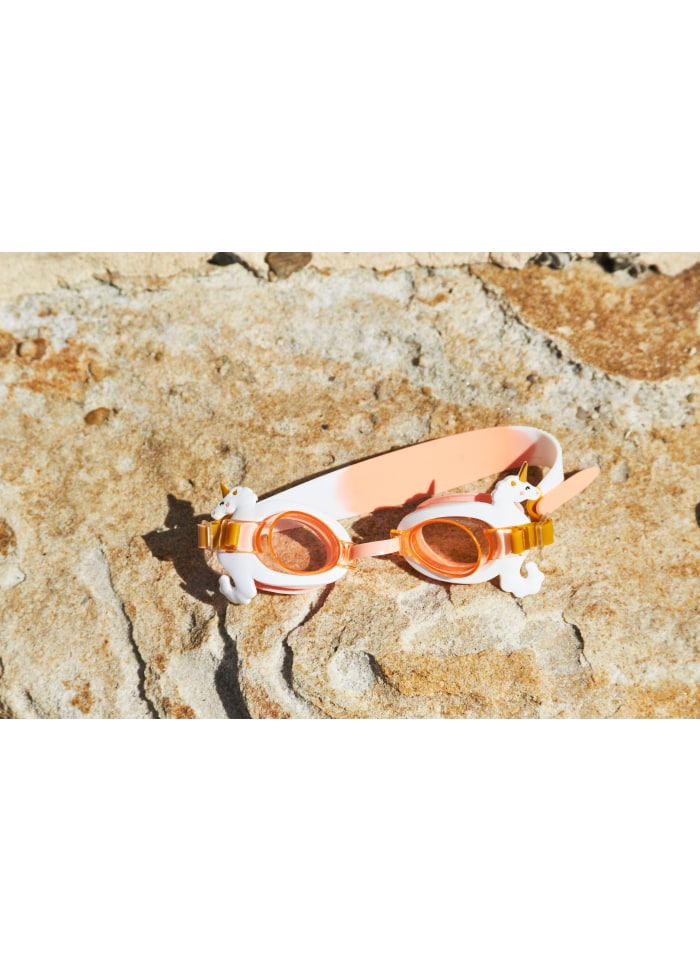 SunnyLife Dykkerbriller Mini Swim Seahorse Unicorn White - Billede 3