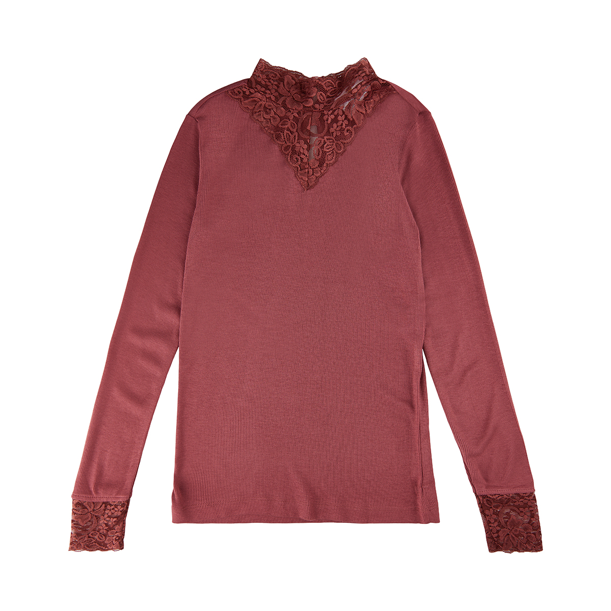 The New Bluse Olace med blonder Apple Butter