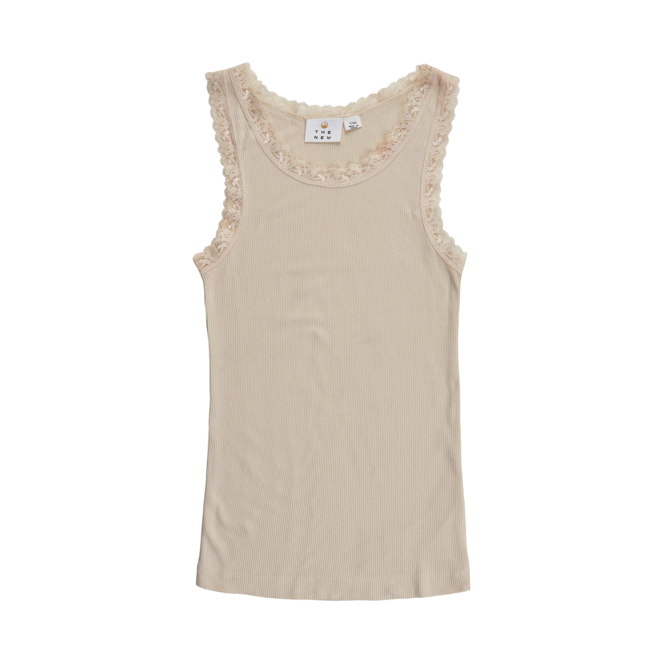 The New Bluse Olace Tanktop White Swan