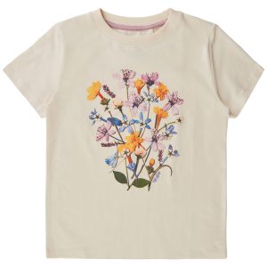 The New T-shirt SS Flower White Swan