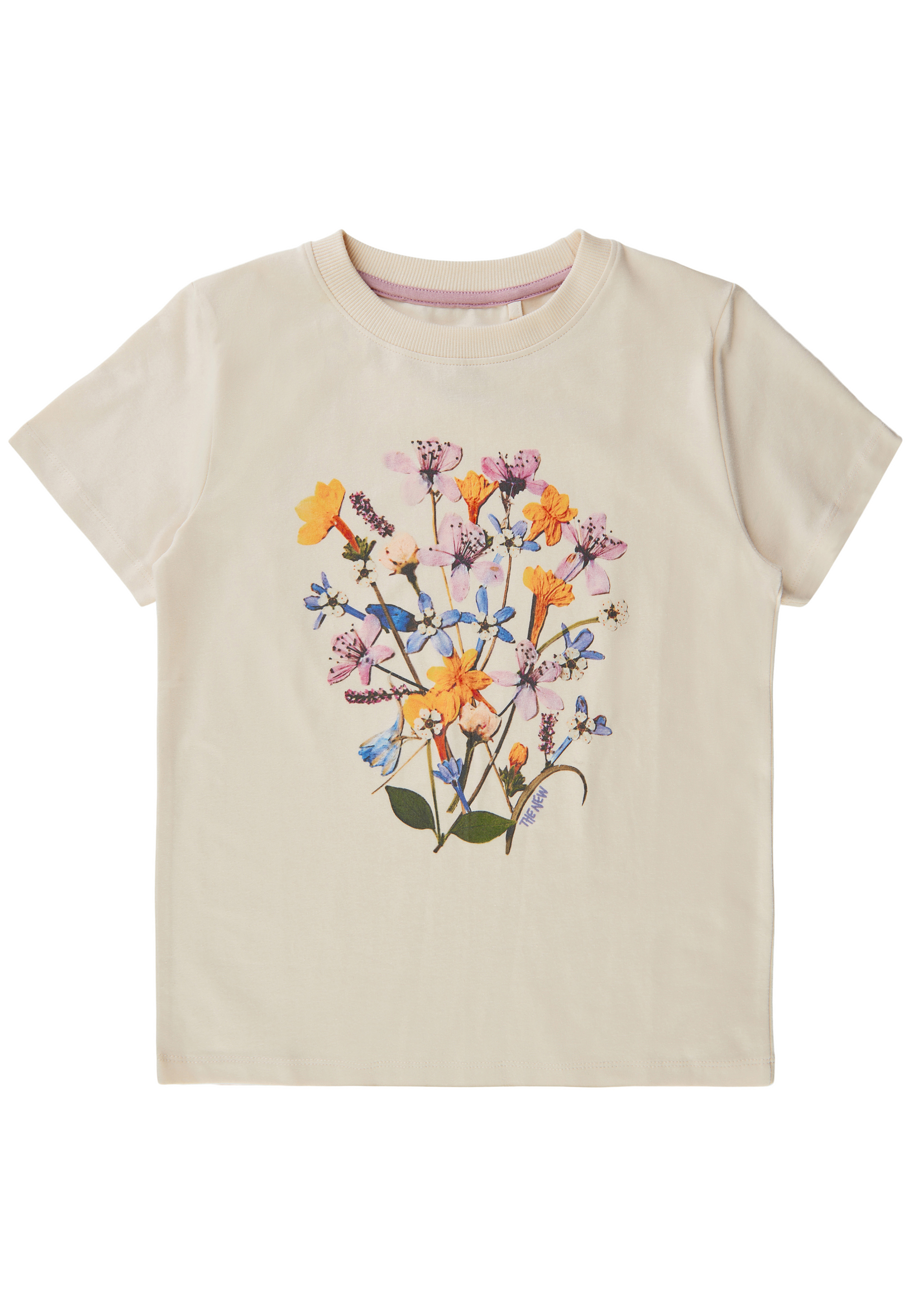 The New T-shirt SS Flower White Swan