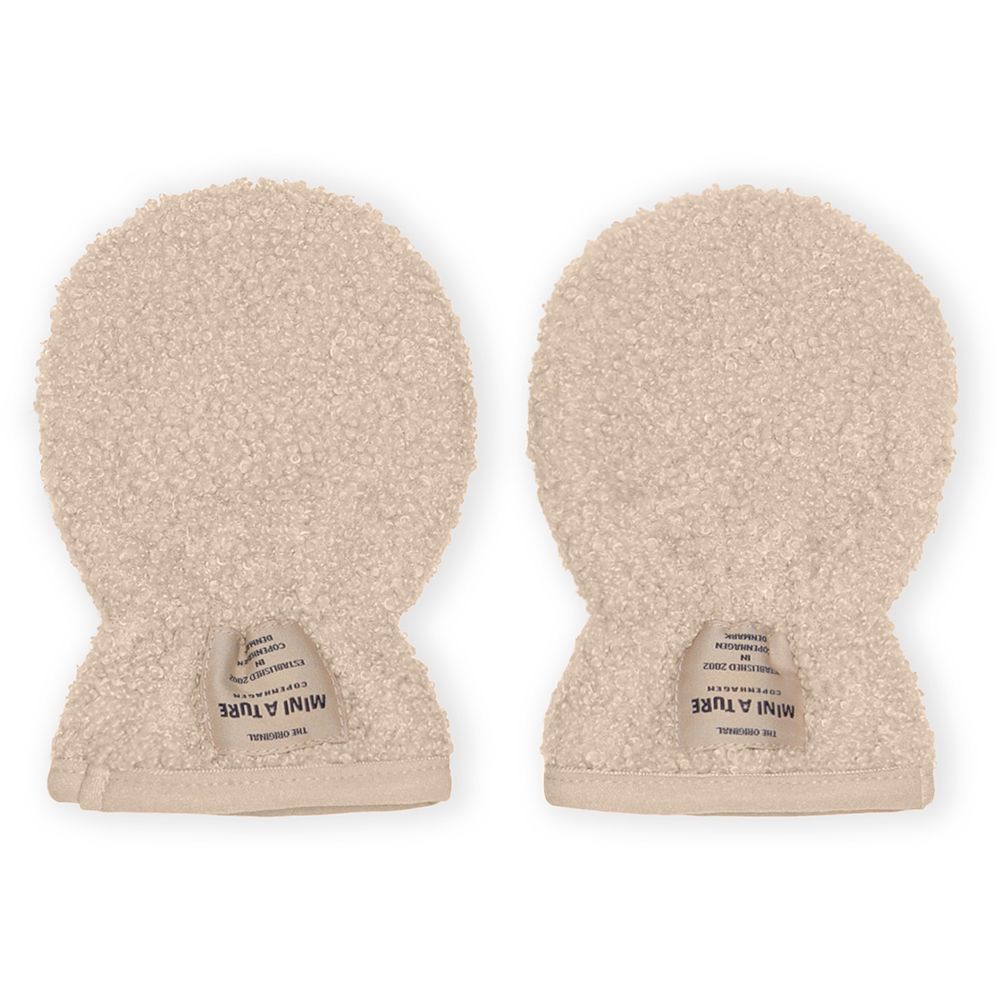 Mini A Ture Luffer Wolmer Teddyfleece Mittens Sand Dollar