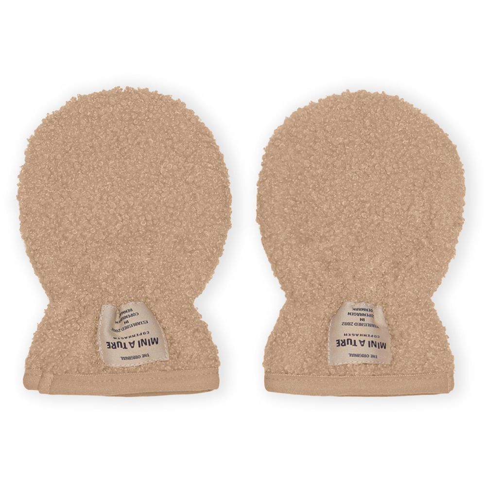 Mini A Ture Luffer Wolmer Teddyfleece Mittens Savannah Tan