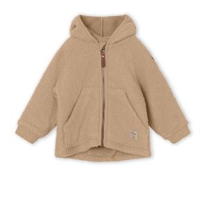 Mini A Ture Fleecejakke Liff Teddyfleece Savannah Tan