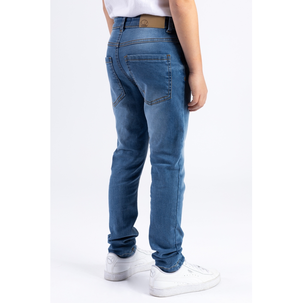 The New Jeans Copenhagen Slim Med. Blue Denim - Billede 4