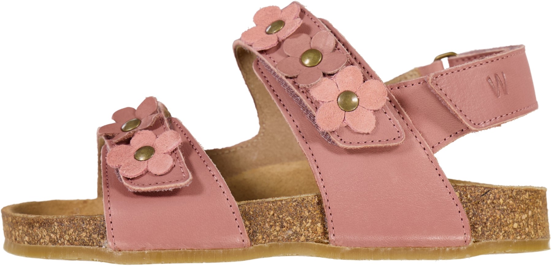 Wheat Sandal Clare Flower Cameo Blush