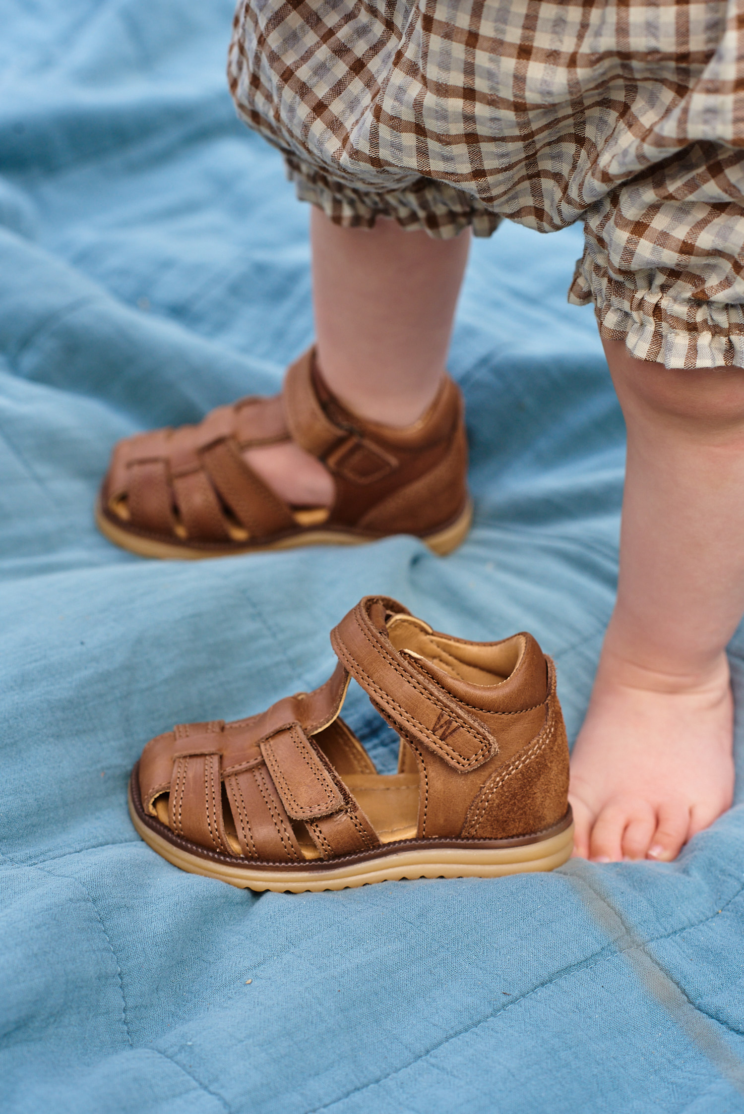 Wheat Footwear Sandal Sky Cognac - Billede 4