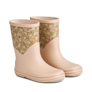 Wheat Footwear Gummistøvler Juno Pale Lilac Flowers