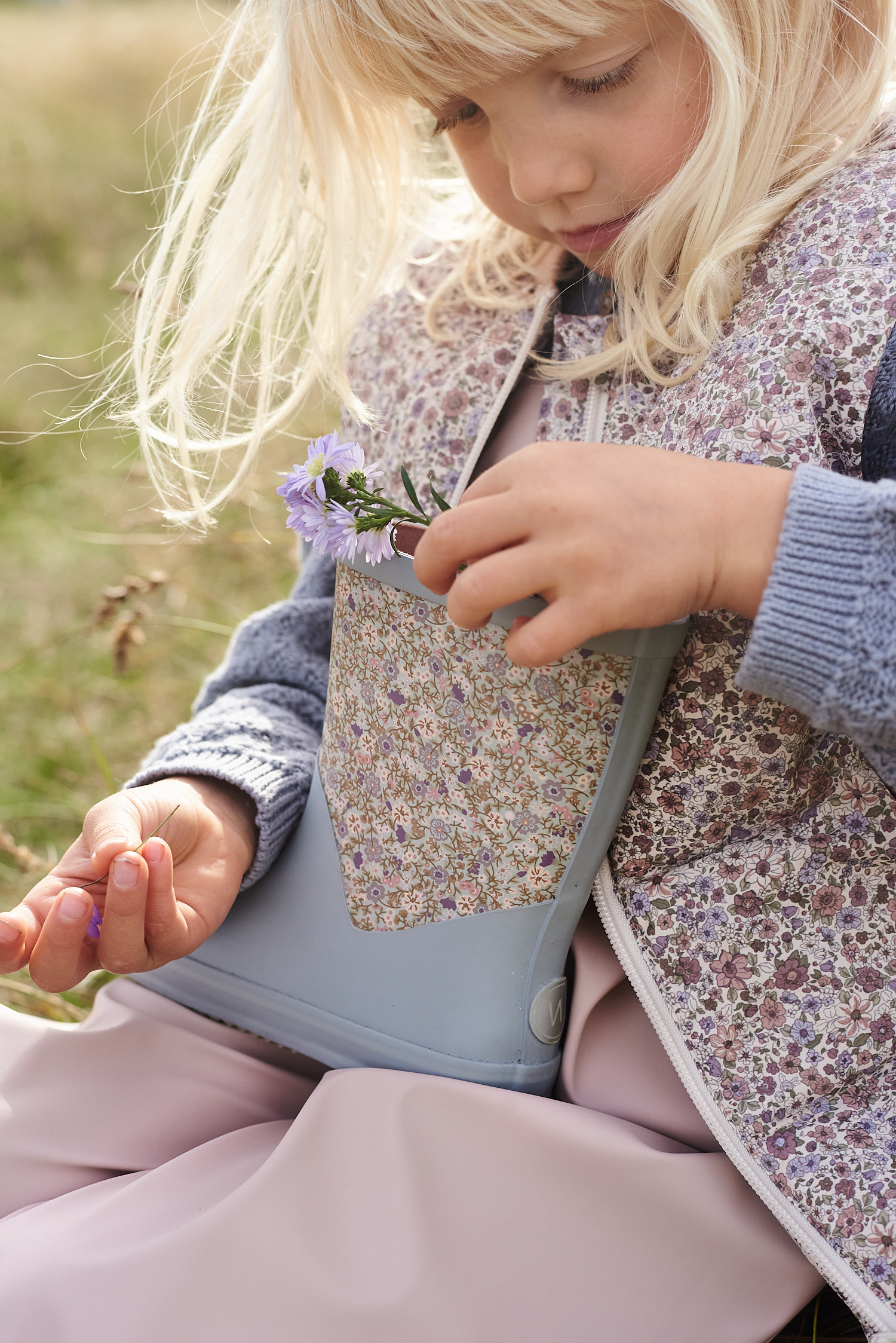 Wheat Footwear Gummistøvler Juno Highrise Flowers - Billede 8