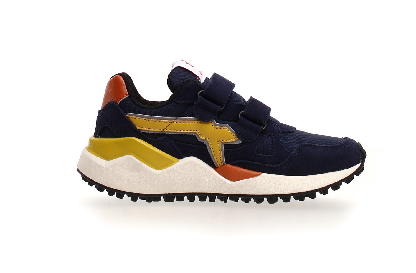 W6YZ Sneaker Wolf VL-J Black/Orange/Yellow - Billede 3