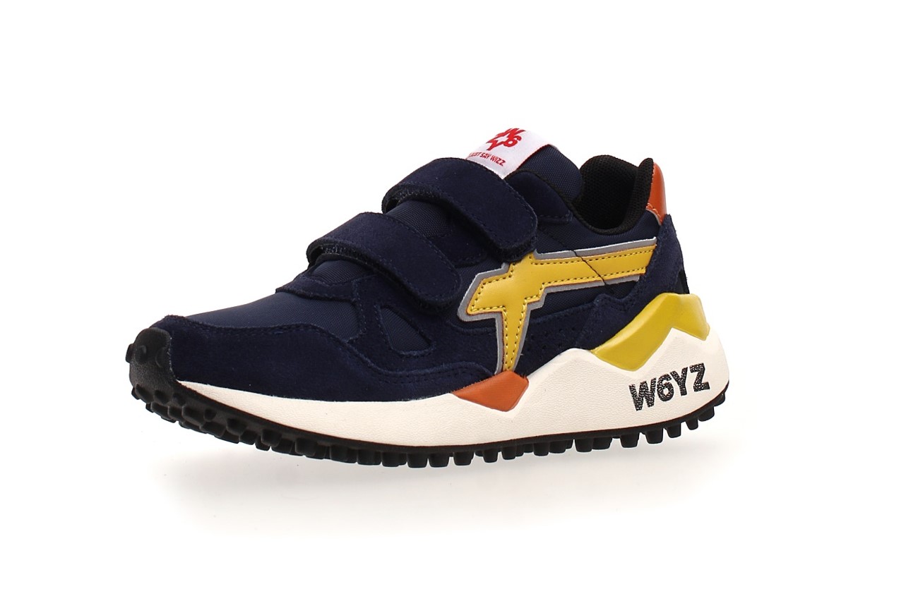 W6YZ Sneaker Wolf VL-J Black/Orange/Yellow - Billede 5