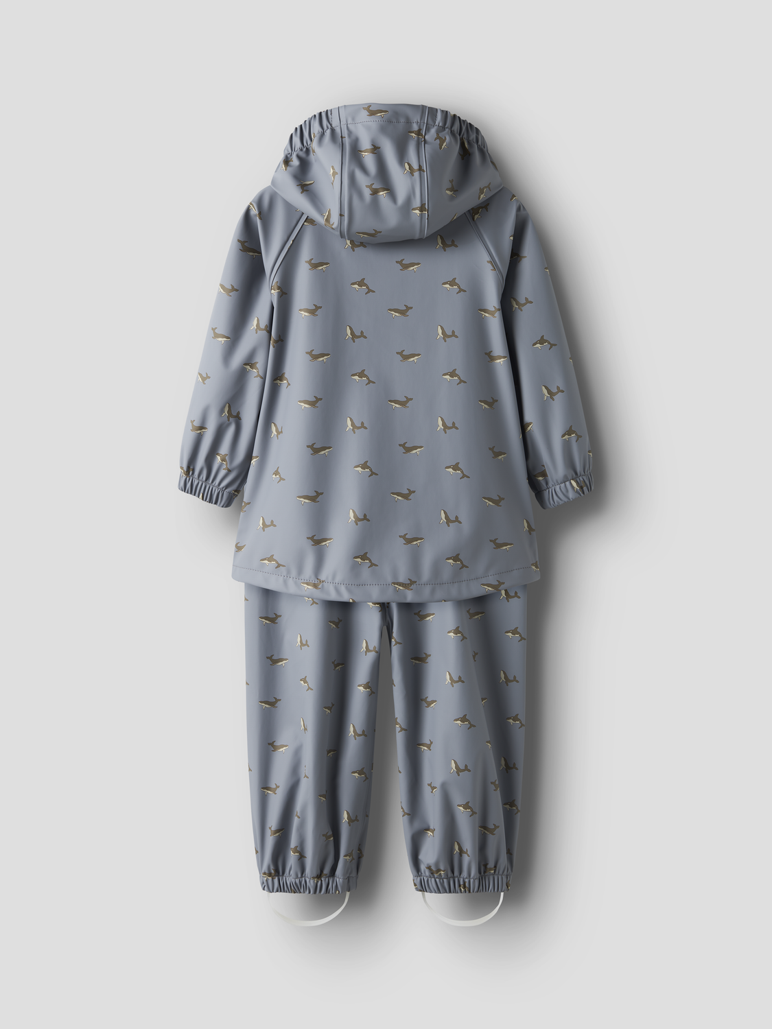 Lil' Atelier Regnsæt Mini Ladry10 Rain Set AOP Tradewinds - Billede 2