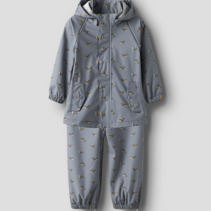 Lil' Atelier Regnsæt Mini Ladry10 Rain Set AOP Tradewinds