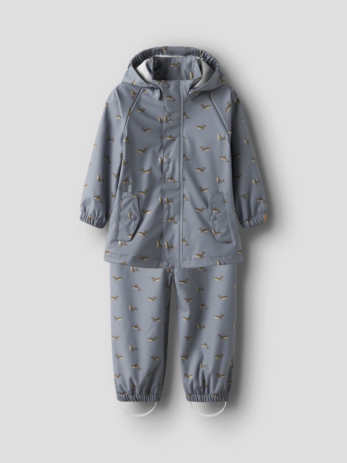 Lil' Atelier Regnsæt Mini Ladry10 Rain Set AOP Tradewinds
