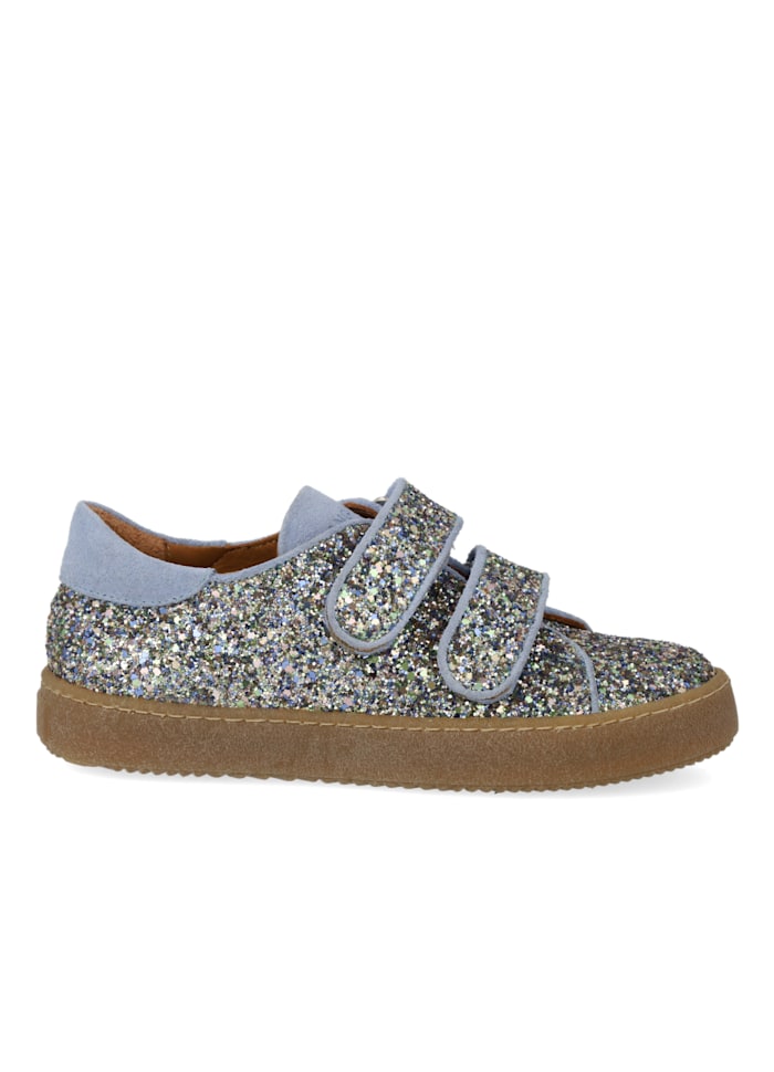 Angulus Sneaker Sporty Glitter Velcro Spring Multi Glitter - Billede 2