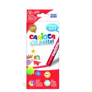 Caricoca Oil Pastel farver 12 stk. Super Soft