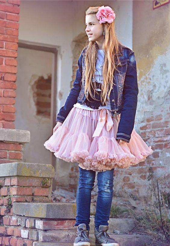 Dolly Nederdel Cat Princess Pettiskirt Dusty Pink - Billede 3